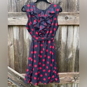 Soho Apparel Navy and Red Dress